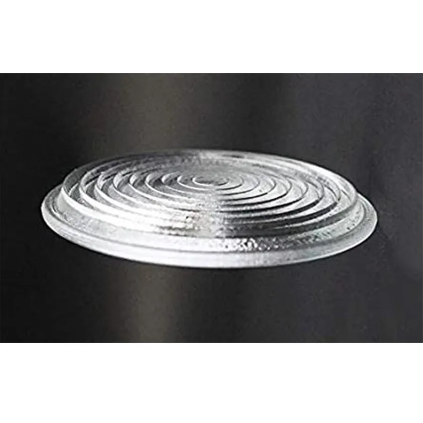 Round Glass Spotlight Diameter130mm EFL70mm Fresnel Lens for Stage Lamp Magnifier Threaded Accept Customization