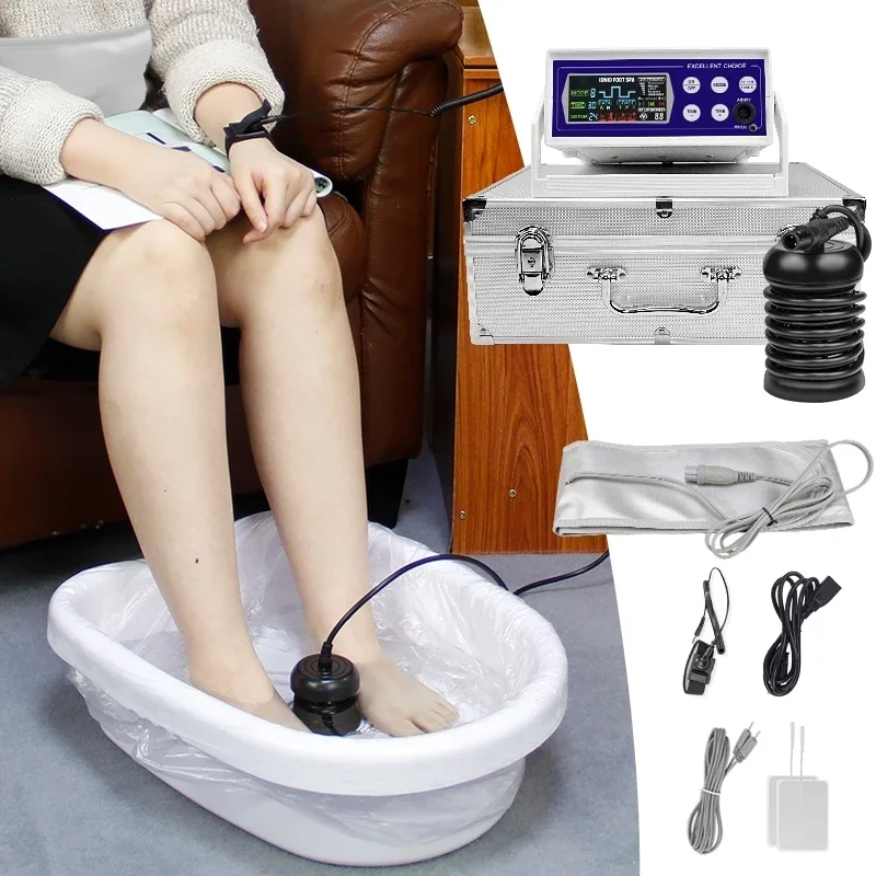 High-tech Ionic Foot Bath Machine Ion Detox Foot SPA with CE 8 Mode Detoxifying Machine