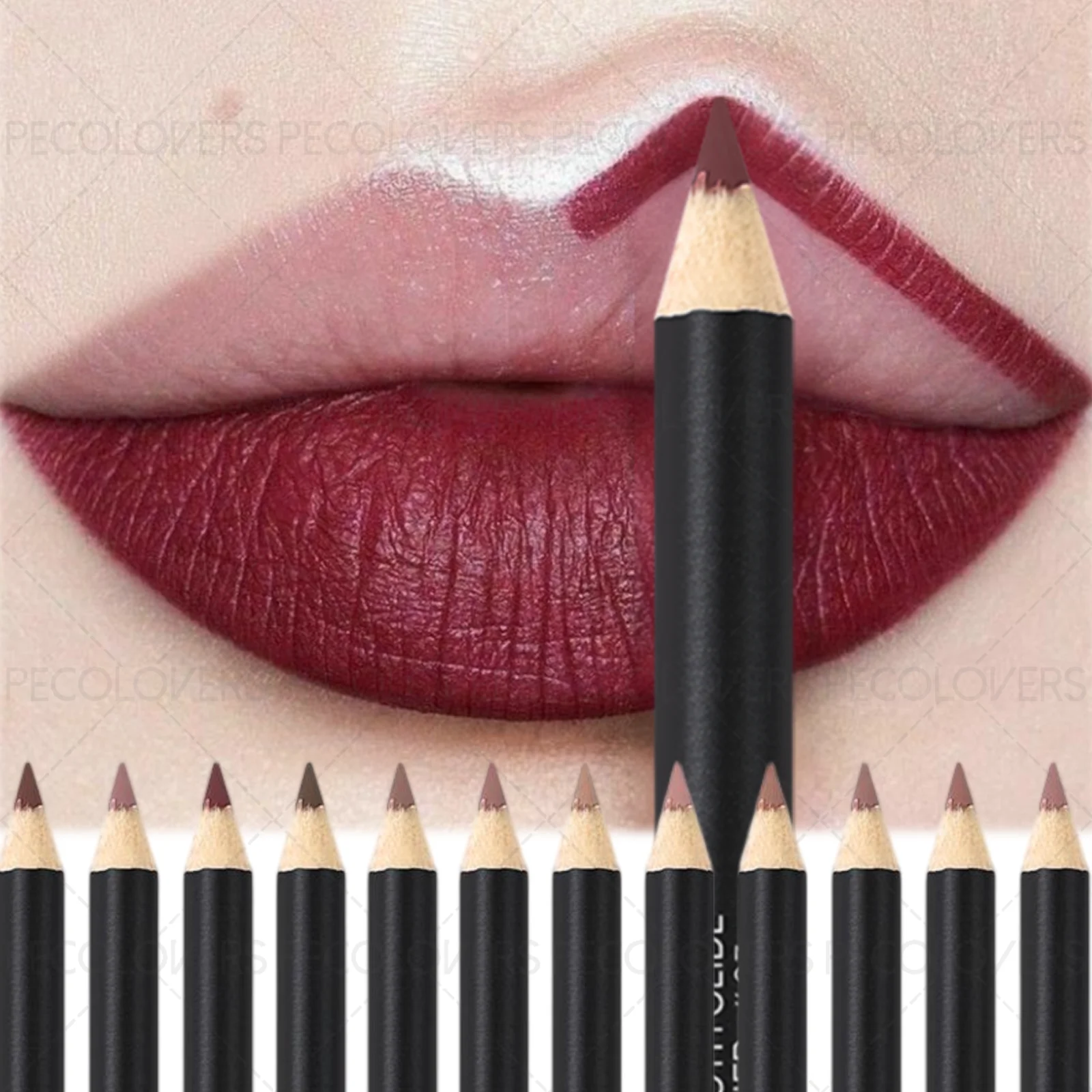 1PC Long-lasting Matte Lip Liner - Waterproof and Sweat-proof, Easy To Apply Without Fading, Silky and Smooth Texture, Non-stick