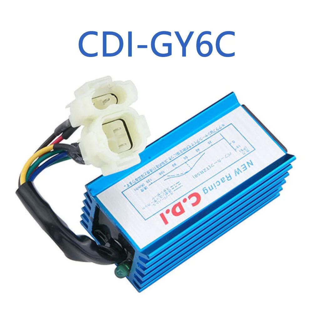 

CDI-GY6C GY6 Racing AC CDI 11,000rmp Constant Angle 28° For KYMCO G3 Engine China Cloned GY6 50cc 1P39QMB ATV Scooter