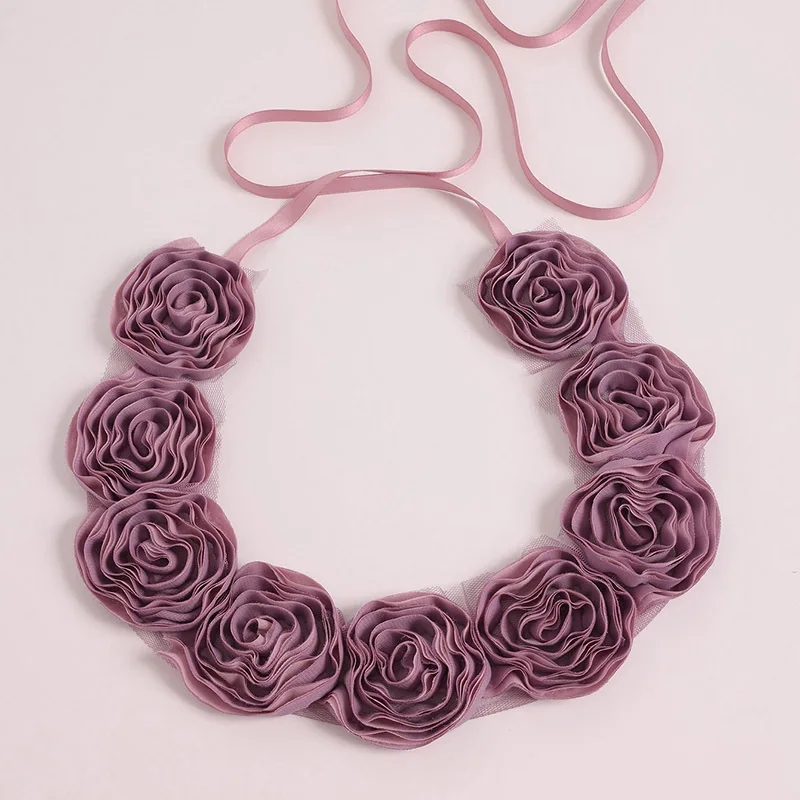 

Высококачественный пояс с цветком розы для женщин с уникальным дизайном, юбки, джинсы с декоративными ремнями, изысканный свадебный пояс