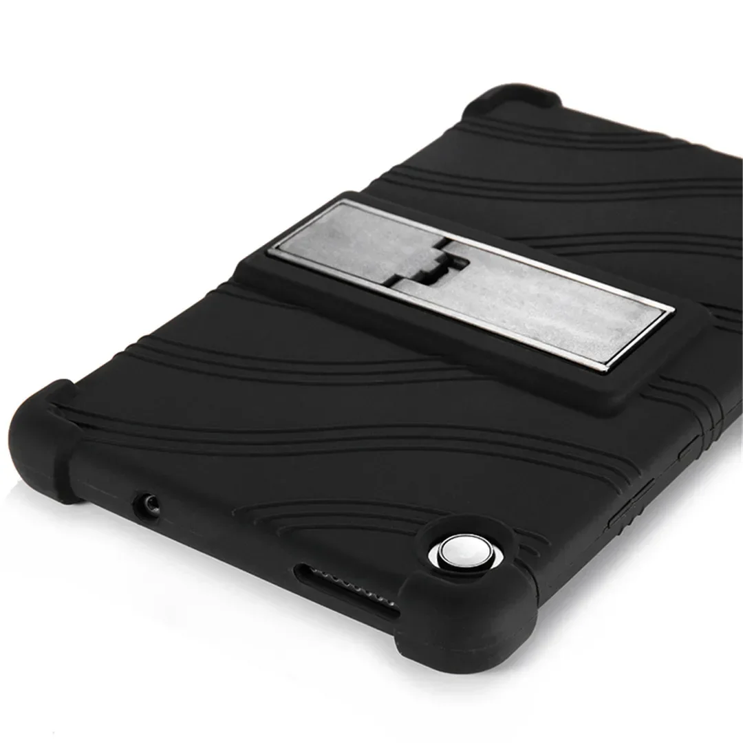 Cornors Silicon Cover Case z podpórką do tabletu Lenovo Tab M8 4. generacji 2022 8.0\