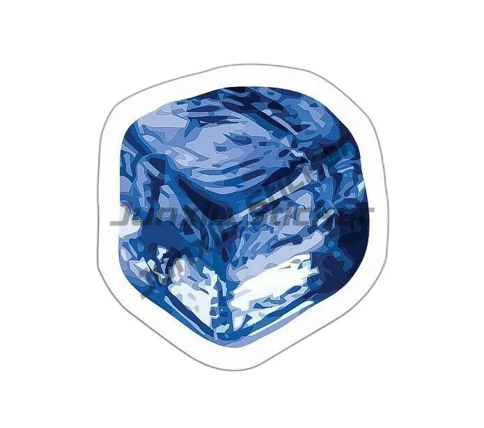 

Interesting Ice Cube Car Sticker Stickers