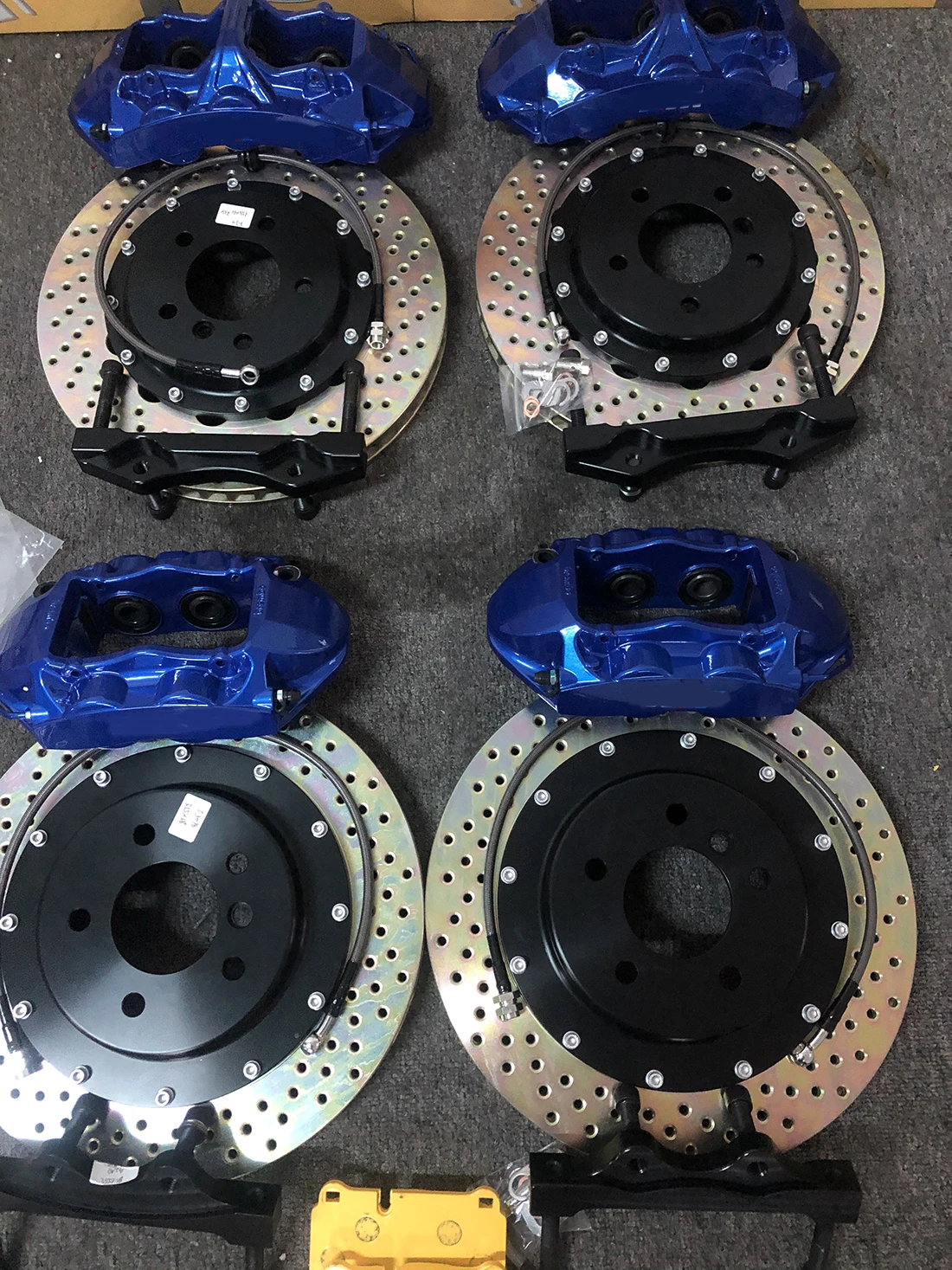 ICOOH Brake kit Front And Rear Brake kit GT6 GT4 with 380*34mm and 355*28 with E-handbrake brake discs for kia K9 2021