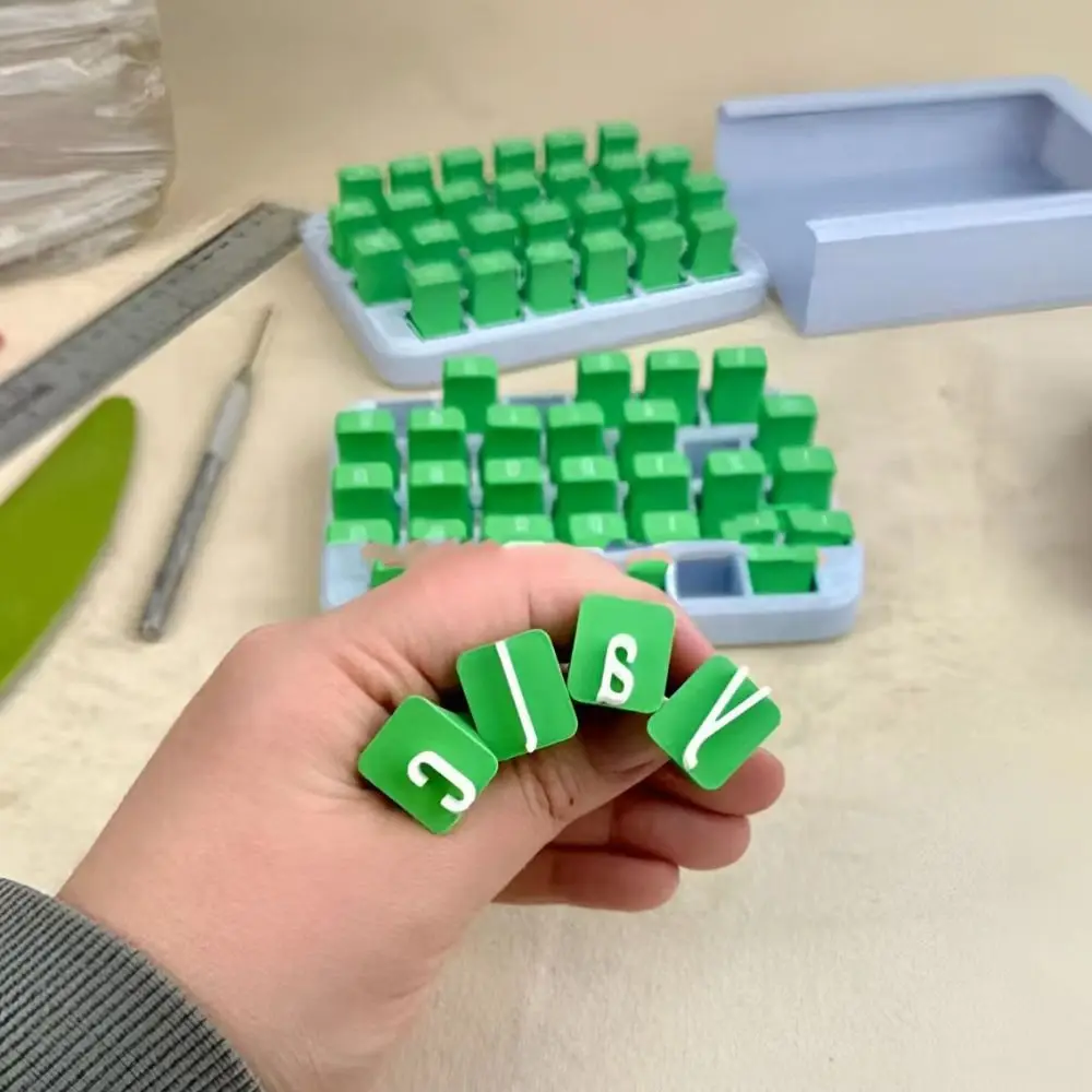 Uppercase letter Alphabet Clay Seal Embossing DIY Craft Ceramic Artistic Letters Portable Lowercase letters