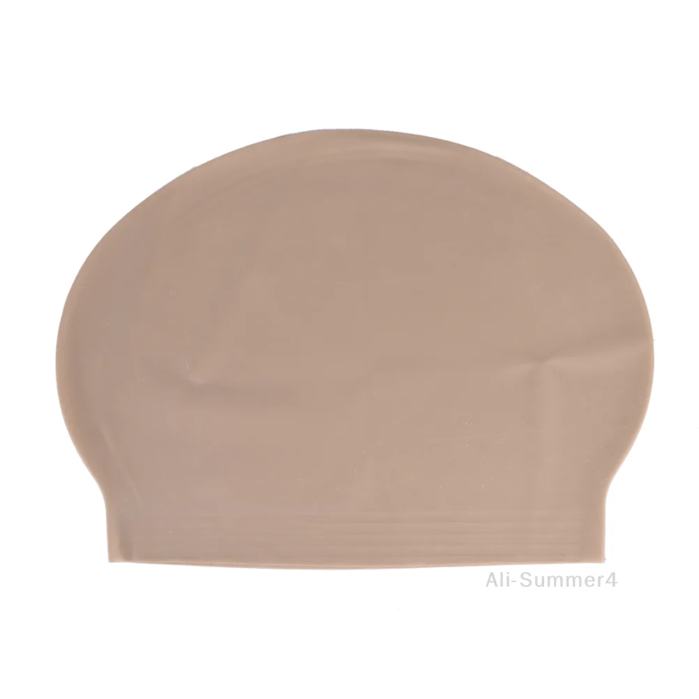 1pc Fake Latex Flesh Skin Unisex Bald Head Wig Cap Rubber Skinhead Costume Prank