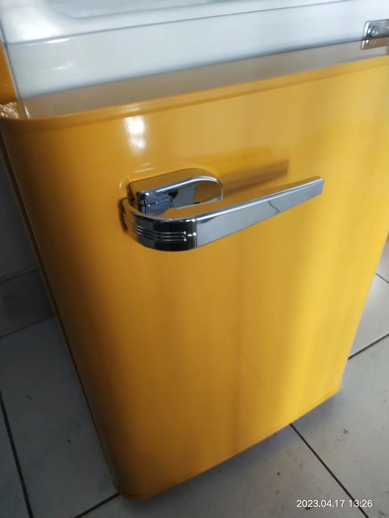 D 118L MINI Compact Double-door American Retro Top-freezer Refrigerators Home Dormitory Office Refrigeration Equipment