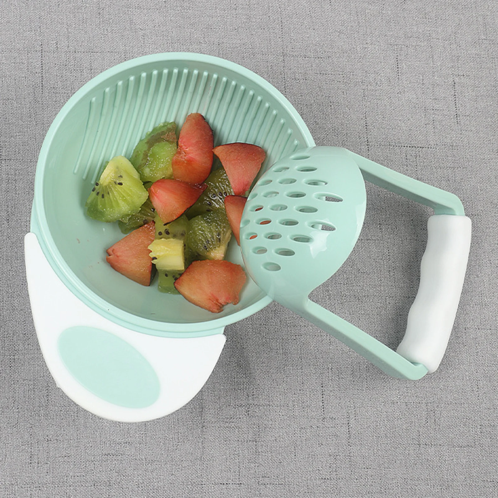 

Baby Food Masher Bowl Baby Food Maker Potato Crusher with Bowl Handle for Making Baby Complementary Food