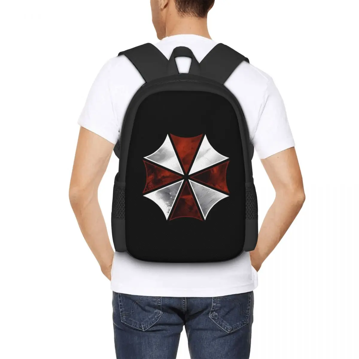

Umbrella Corps Student Backpack School Bag Hiking Travel Daypack for Men Women Fashion Bookbag Shoulder Bags