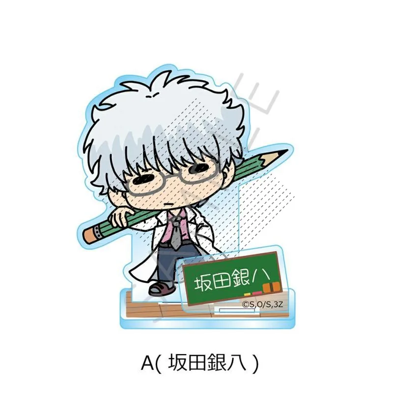 Game Okita Sougo Takasugi Shinsuke Hijikata Toshirou Sakata Gintoki Acrylic Stand Figure Doll Anime Keychain Cosplay Toy Gift