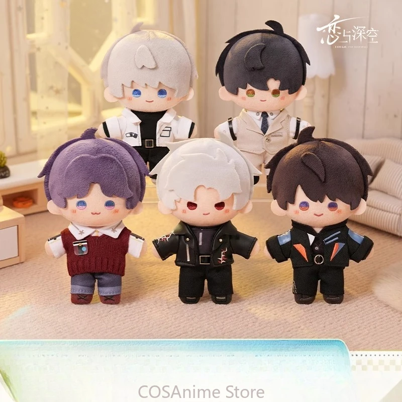 

Official Love and deepspace 13cm Game Xavier Rafayel Caleb Cosplay Body and Clothes Outfit Backpack Pendant Plush Keychain