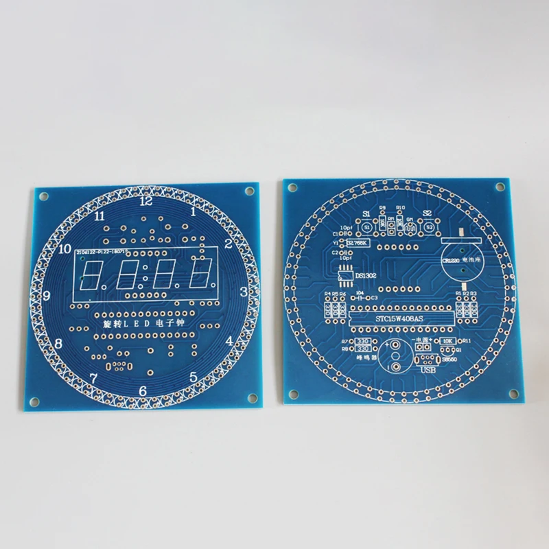 51 SCM الدورية LED لتقوم بها بنفسك طقم الساعة الرقمية الإلكترونية DS1302 ضوء التحكم في درجة الحرارة عرض المدرسة متعة لحام الجمعية