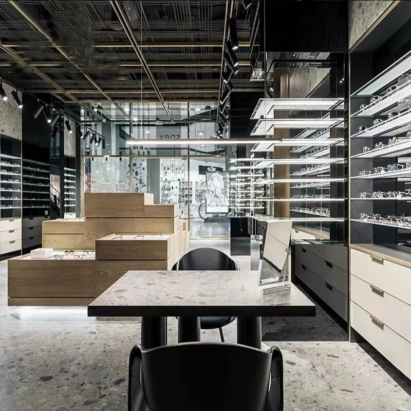 customized.Optical Shop Interior Design Decoration Sunglasses Retail Store Design Glasses Shop Display Showcase Furniture
