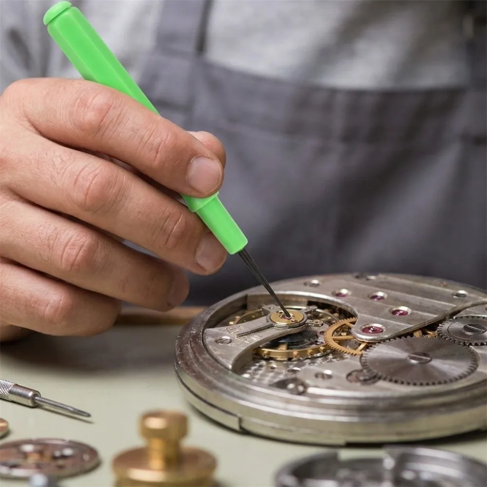 Oiling Pen Green Watch Oil Pen Single Piece Portable Oil Applicator Durable Precision Watch Repair Tool Watch Repair