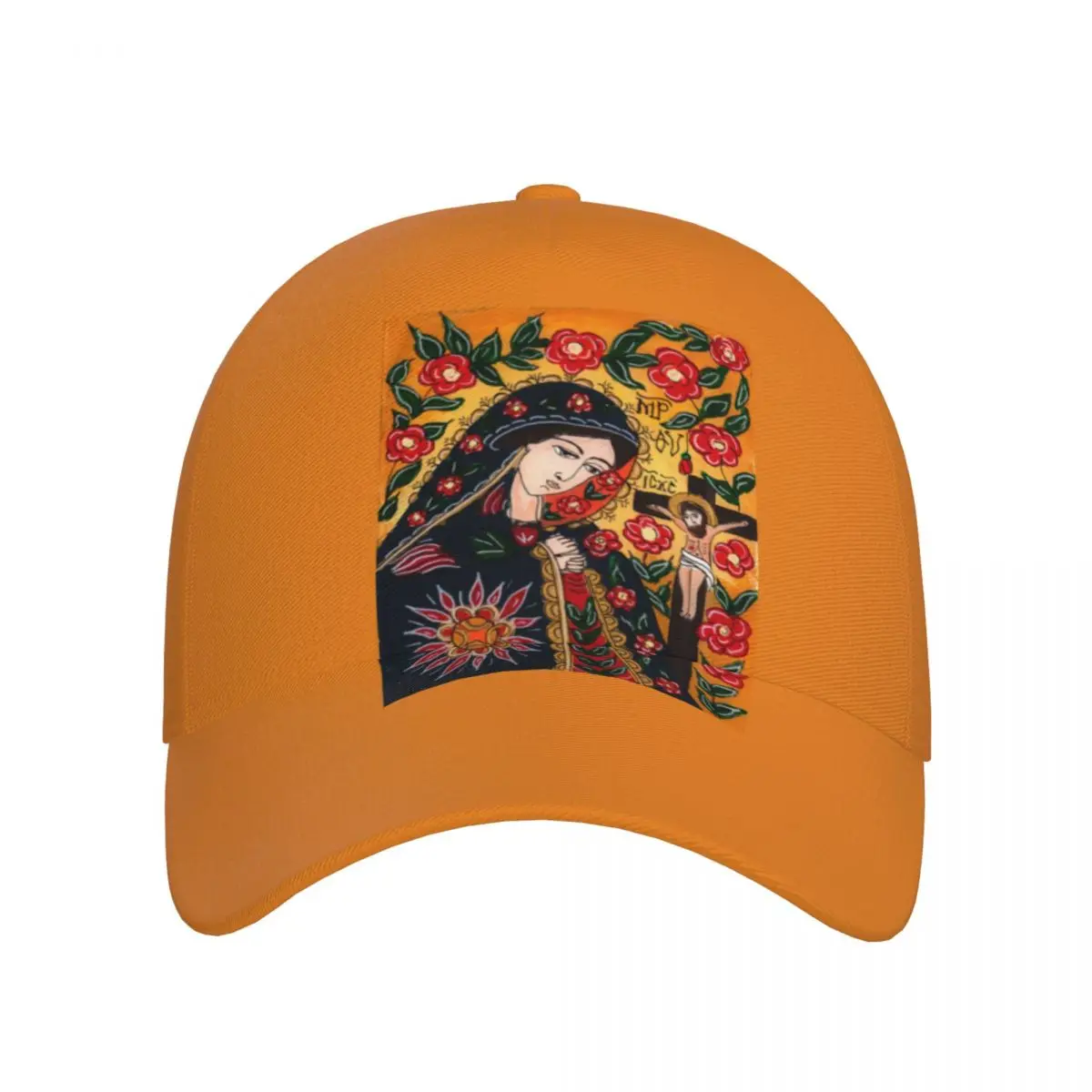 Virgin Mary And Jesus Baseball Cap Dad Male Sports Hat