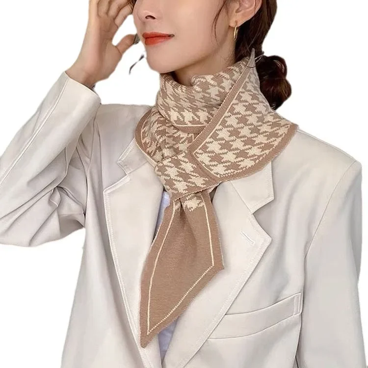 Women's Autumn and Winter Korean Edition Warm Internet Celebrity Foreign Style Neck Protection Scarf Temperament Versatile