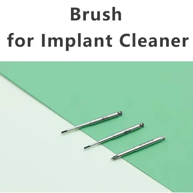 Titanium Clean Brush for Peri-Implantitis -Autoclavable plant Surface Threads Brush for plant Restoration Maintenance