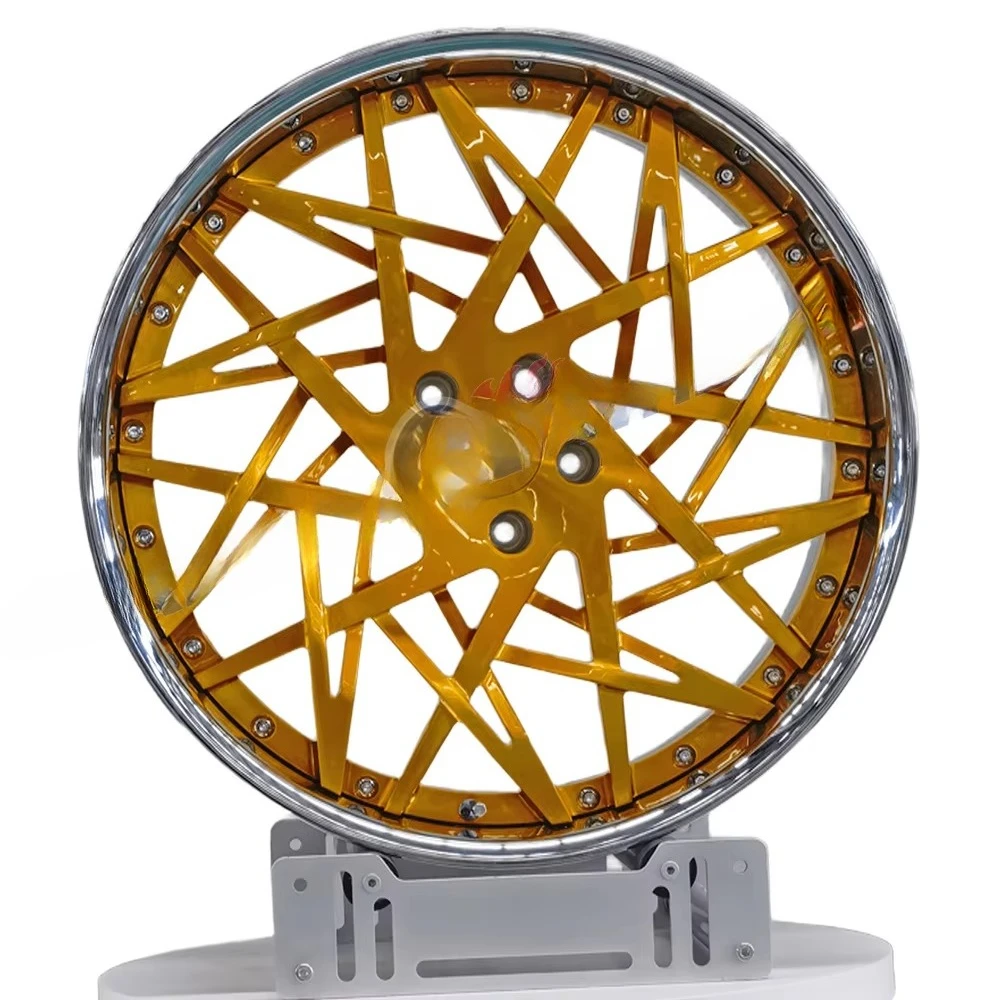 

Wheels 20 Inch New Monolithic Center Brush Gold Forged Wheels Rucci Forged Wheels Concave Rims