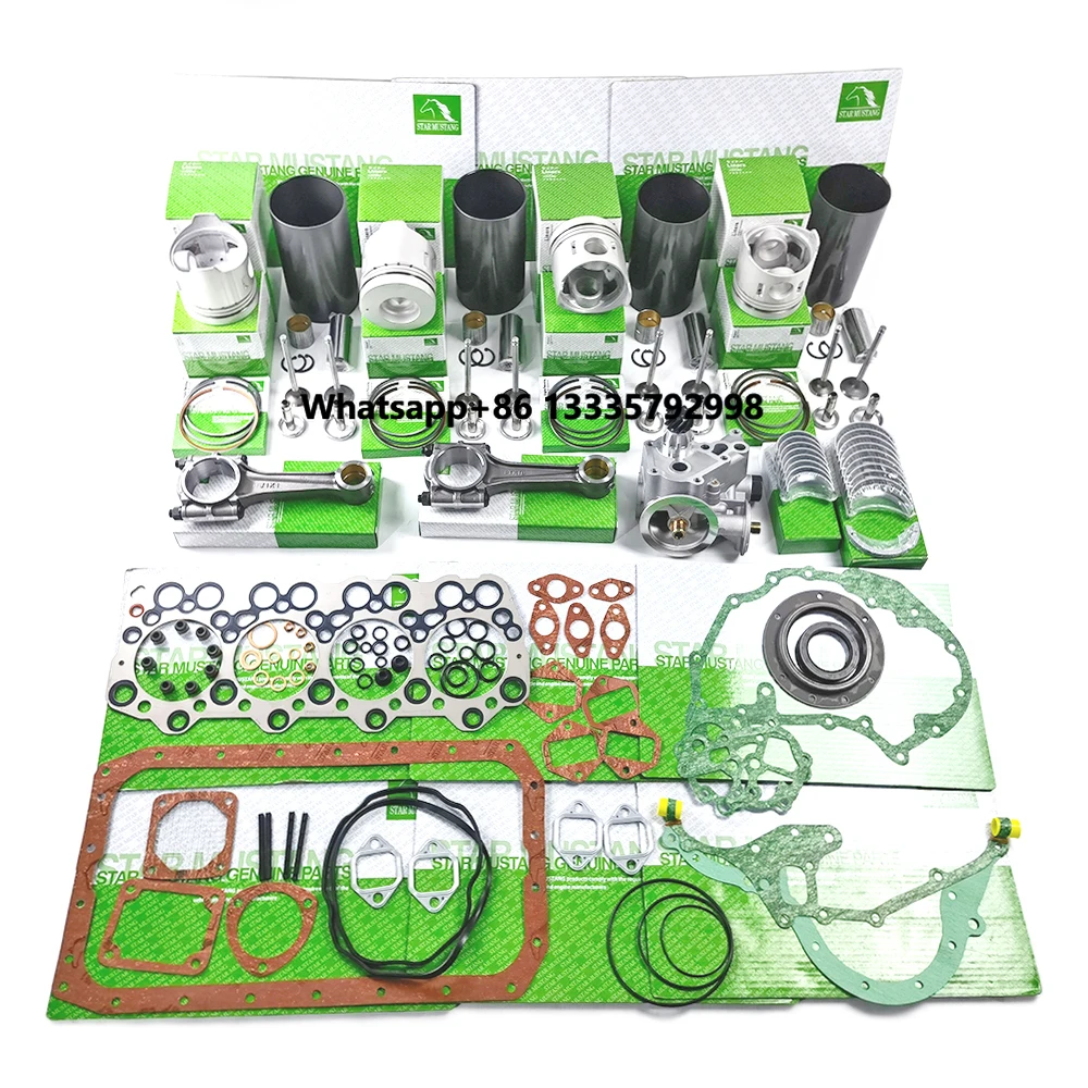 

4D32 Cylinder Piston ME012174 Ring Valve Gasket Kit Bearing Bush for MITSUBISHI' Engine Overhaul Parts Kit