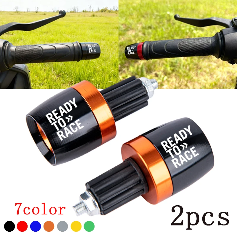 

For KTM Ready to Race Adv Duke 390 690 790 890 1190 Rc 1290 Adventure Accessories Moto Handlebar Grips Handle Bar Cap End Plugs