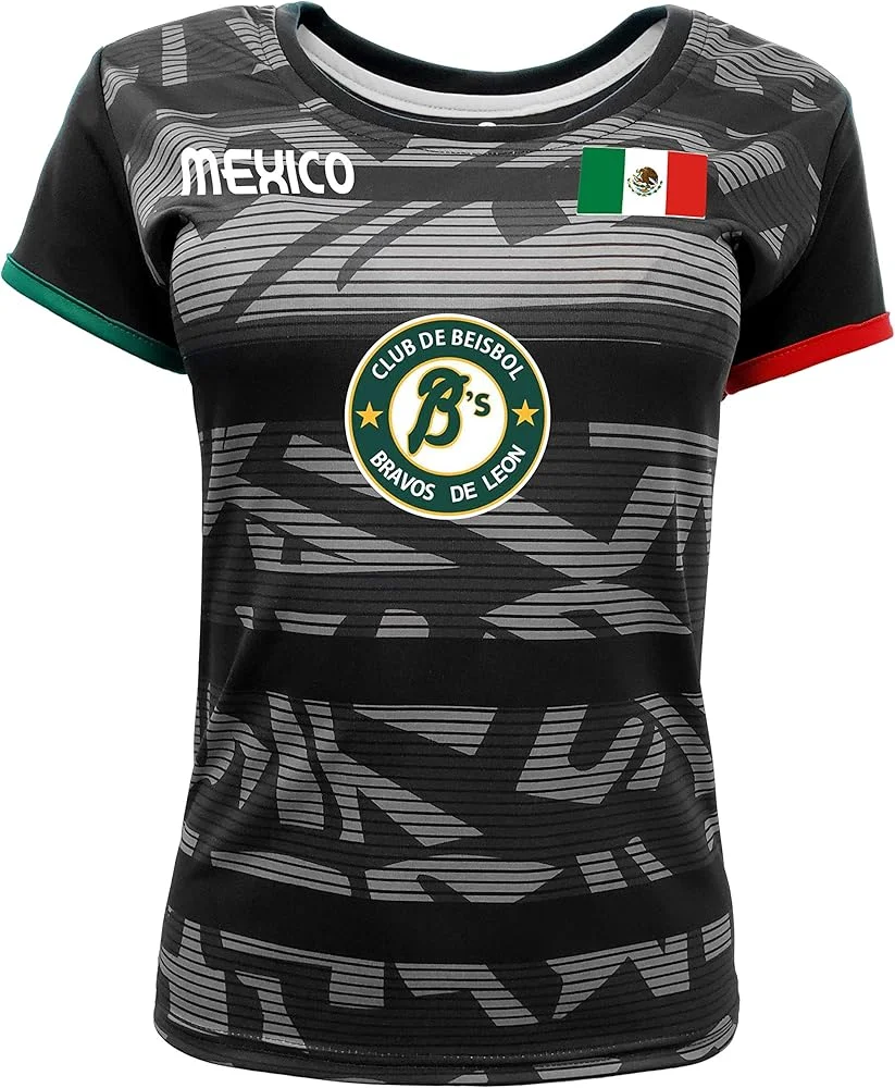 

2025 Summer Women's Jersey Mexico Comfortable Breathable Sweat-absorbing Quick-drying Soft Skin-friendly Short Sleeves