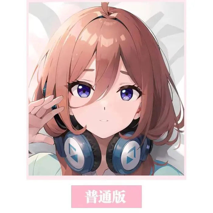 

The Quintessential Quintuplets Nakano Miku Sexy Dakimakura 2WAY Hing Body Case Japanese Otaku Pillow Cover Bedding HY 1