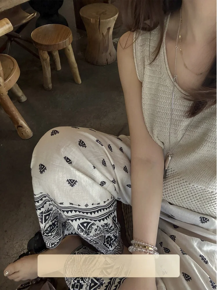 

Брюки повседневные больших размеров в винтажном стиле, свободные, тонкие, для полных женщин, в корейском стиле, летние, прямые, с высокой талией