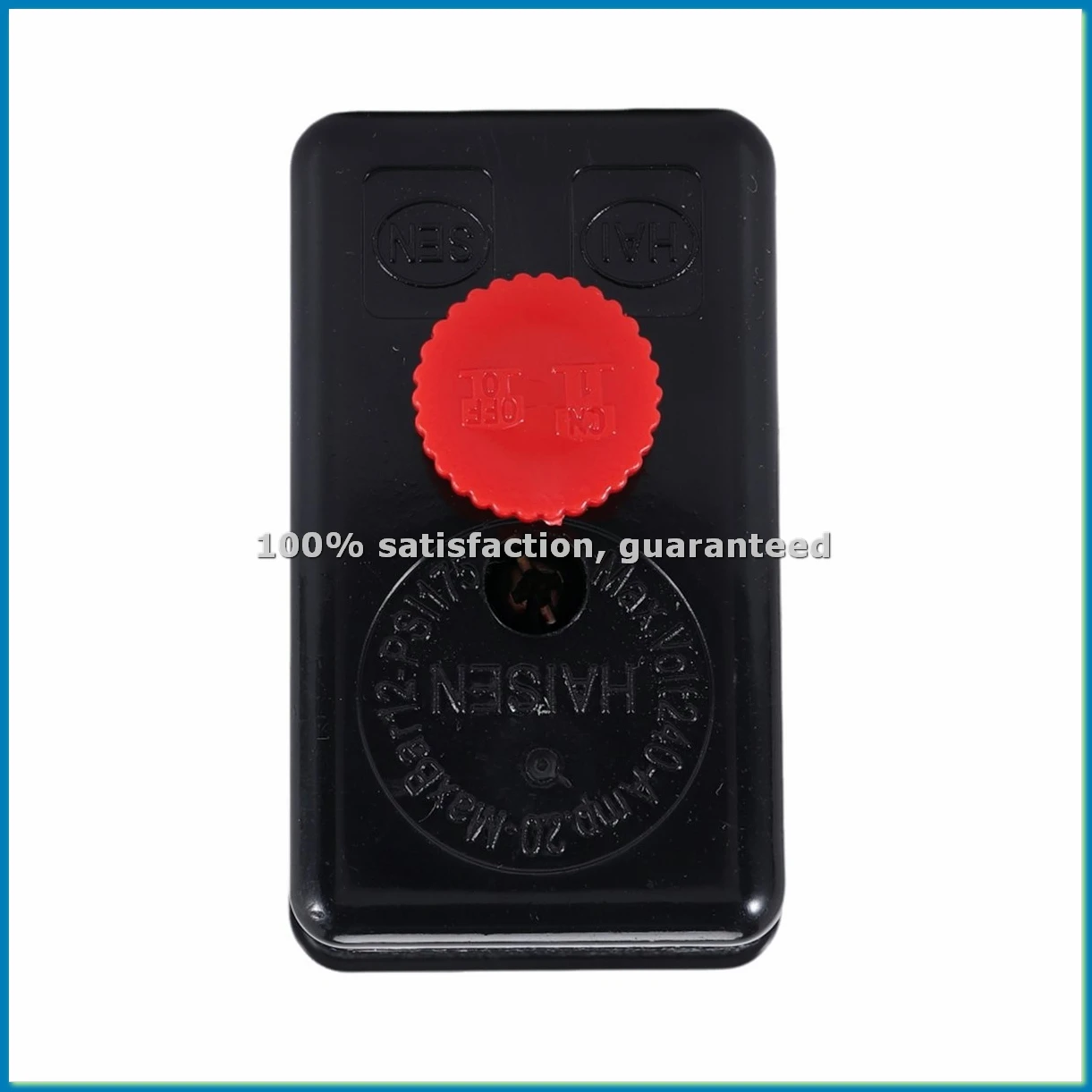 Heavy Duty Air Compressor Pressure Switch Control Valve 90 PSI -120 PSI Black-ABFB