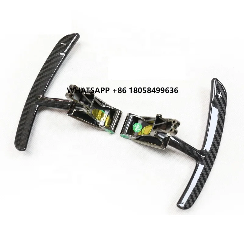 

1 Pair Black Carbon Fiber Shift Paddle Replacement Type for Porsche Macan Cayenne Palamela 718 911 Extension Paddle Shifter