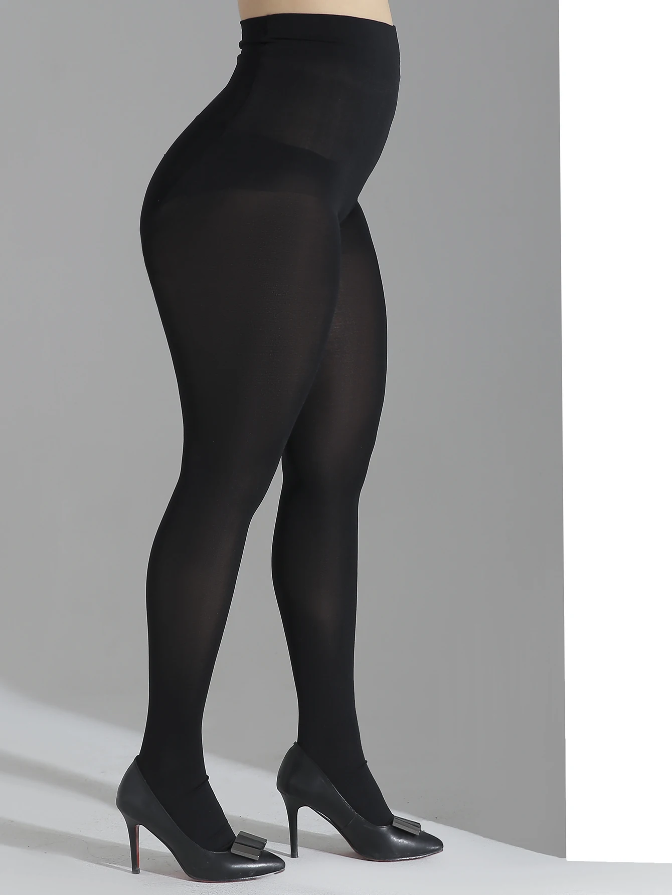 Pończochy 300D classic plus fat plus jedwabne — zdjęcie 5