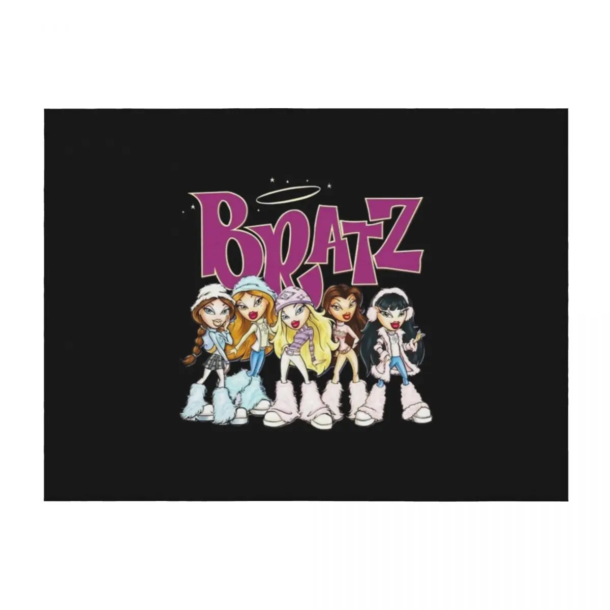 

Bratz Throw Blanket Sofa Quilt funny gift Sofa Throw Luxury Throw Blankets