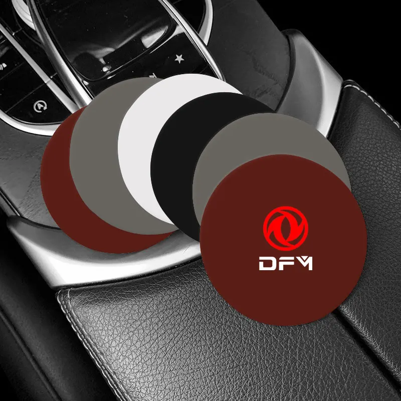 Car Slip Water Cup Mat Anti-Dirt mat for Dongfeng DFM Aeolus ax3 k01 Ax5 580 h30 c31 ax7 AX4 DFSK Glory Cefiro MX6 Accessories