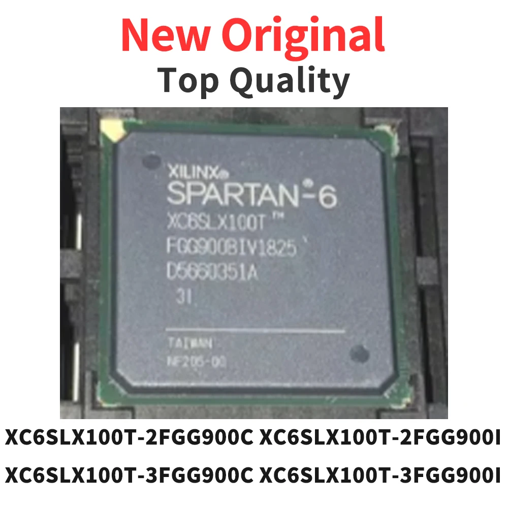 

(1 шт.) XC6SLX100T-2FGG900C XC6SLX100T-2FGG900I XC6SLX100T-3FGG900C XC6SLX100T-3FGG900I Программируемый чип BGA-900 XC6SLX100T