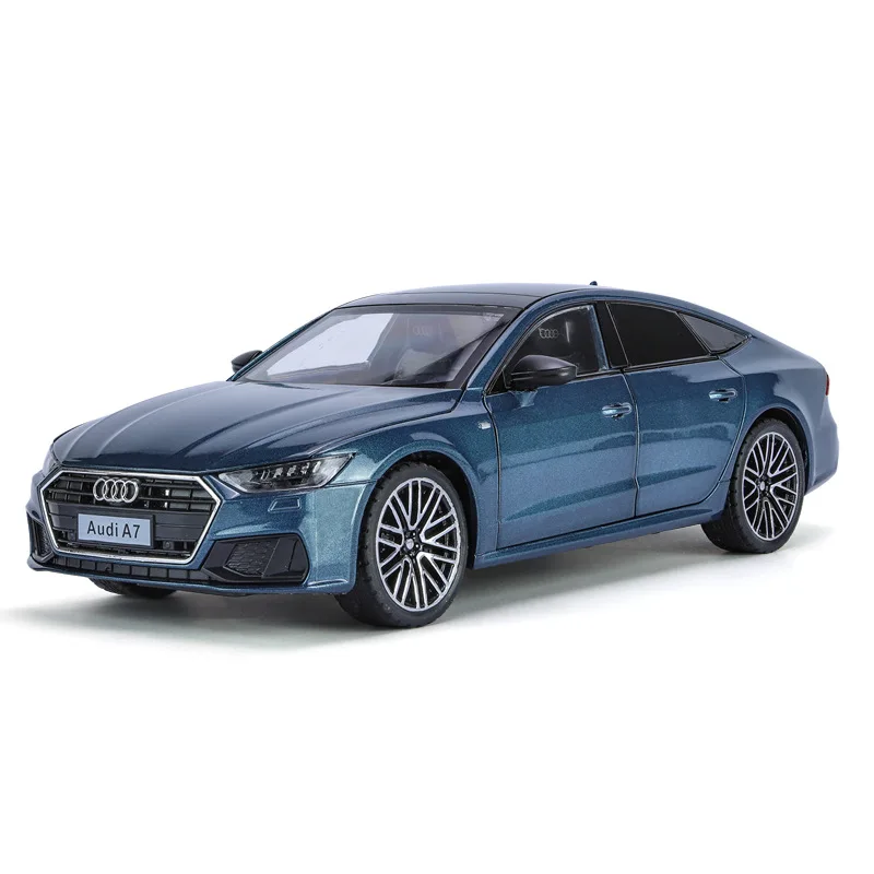 1:24 Audi A7 aluminiowy Model samochodu Diecasts metalowa zabawka wysokiej symulacji kolekcja światła dźwiękowego chłopiec na prezenty urodzinowe dla dzieci C320