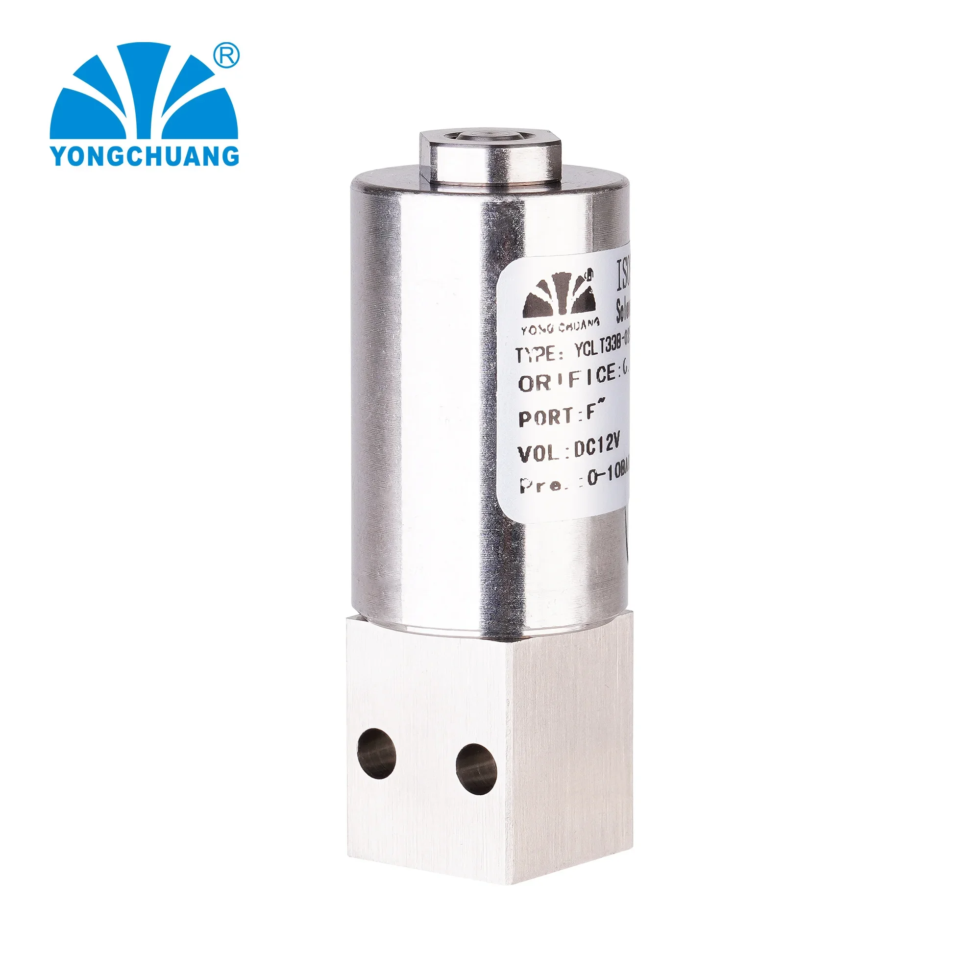 YCLT33 stainless steel low power 1W 2W proportional flow control solenoid valve for very low flow