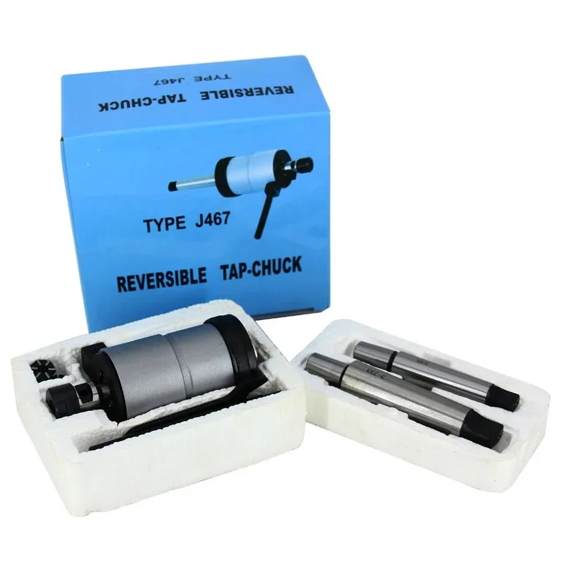 Flexible Reversible Tapping Chuck Thread Chuck Set Jsn7 Js12 J467 4612 J4620 - Self-Reversing Thread Head for Precision Machinin