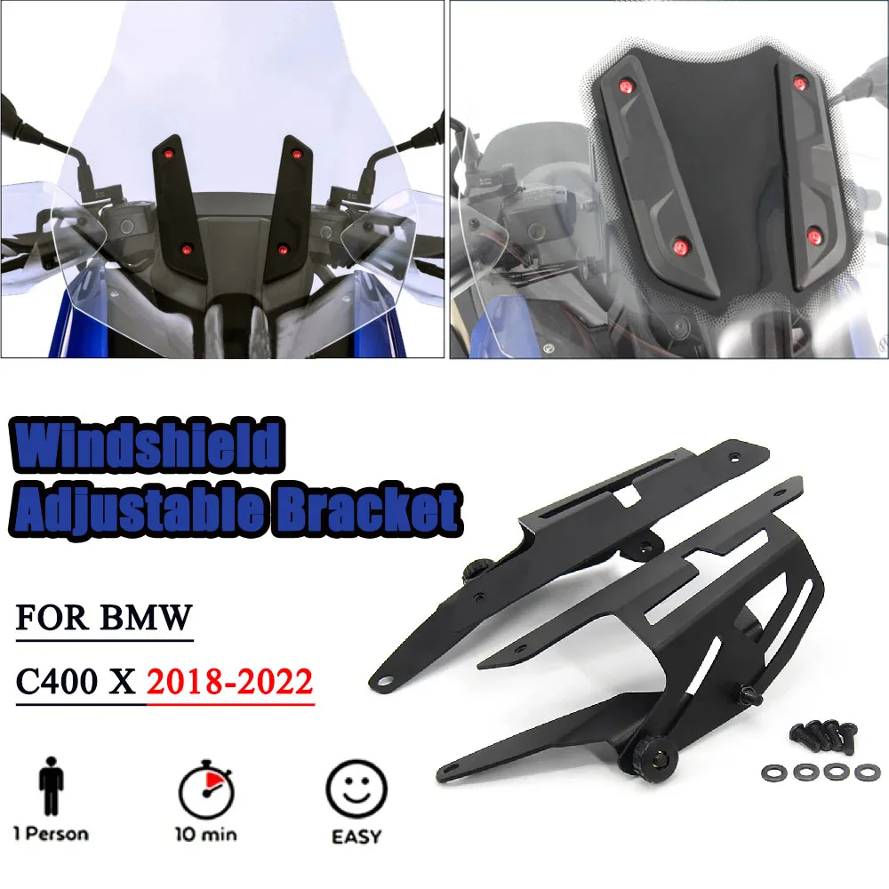 

Аксессуар для мотоцикла, новый регулируемый кронштейн для лобового стекла, дефлектор, регулятор стекла для BMW C400X C 400X 2018 2019 2020 2021 2022