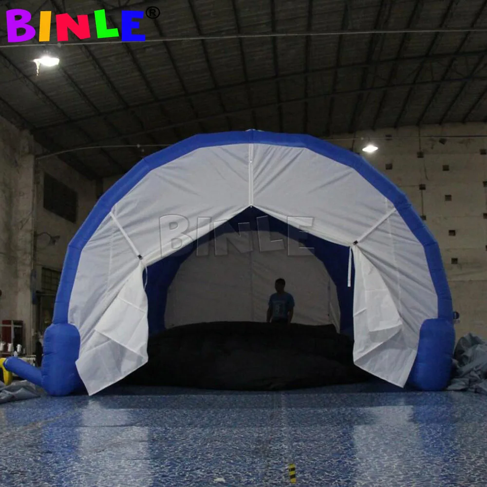 High quality 6m waterproof inflatable car wash tent outdoor portable car garage tent China for sale image 2