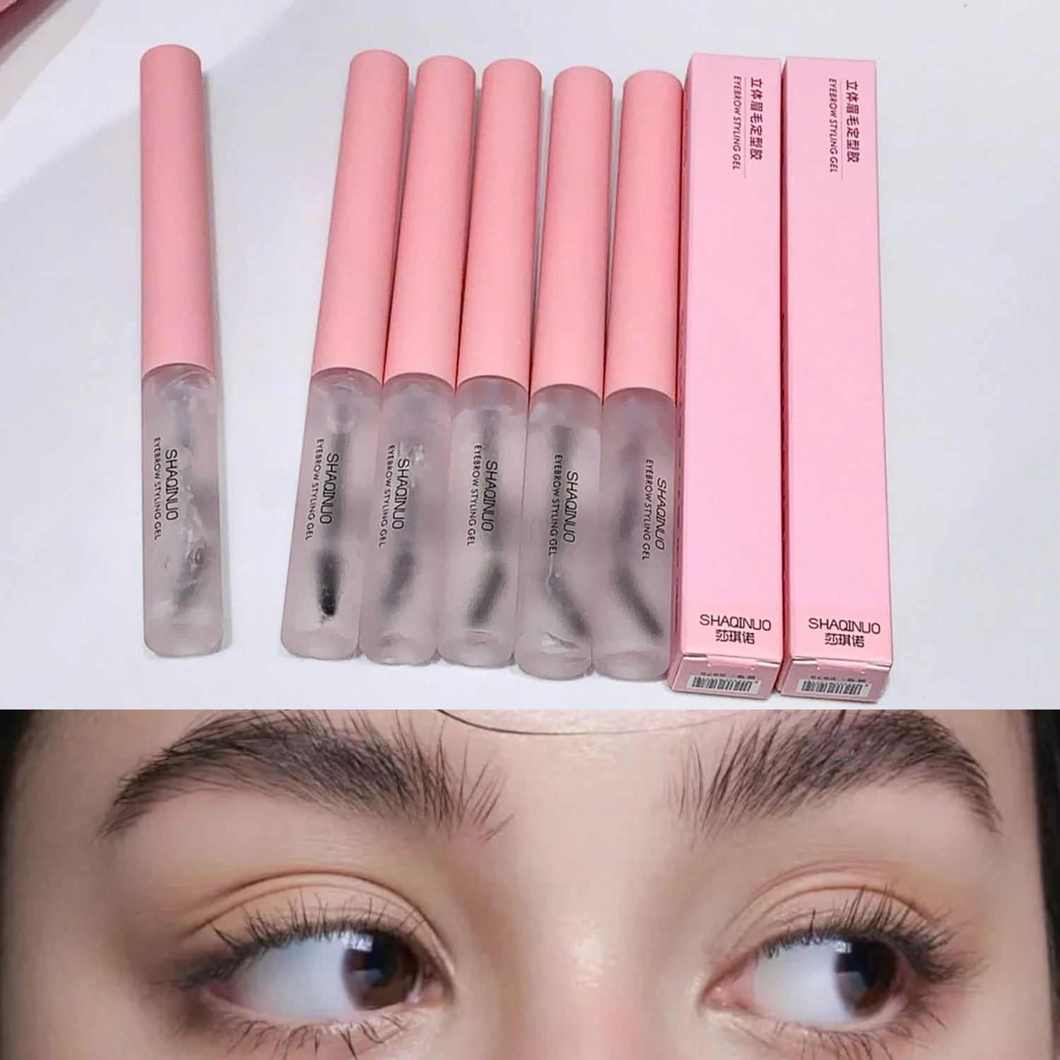 Eyebrow Styling Gel Waterproof Transparent Quick Dry Long-lasting Lifting Setting Eyebrow Wax Liquid Eyebrows Enhancers Makeup