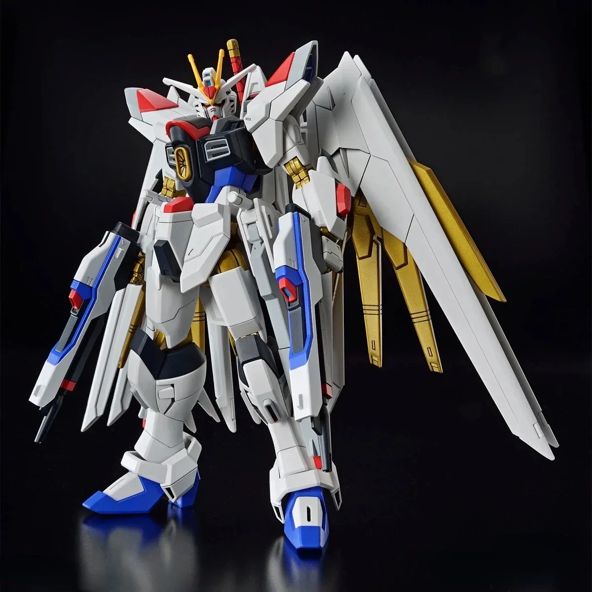 Original Bandai Gundam HG 1/144 MIGHTY STRIKE FREEDOM GUNDAM Full Action Anime Figure Model Kit Assembly Toy Gift Model Toys