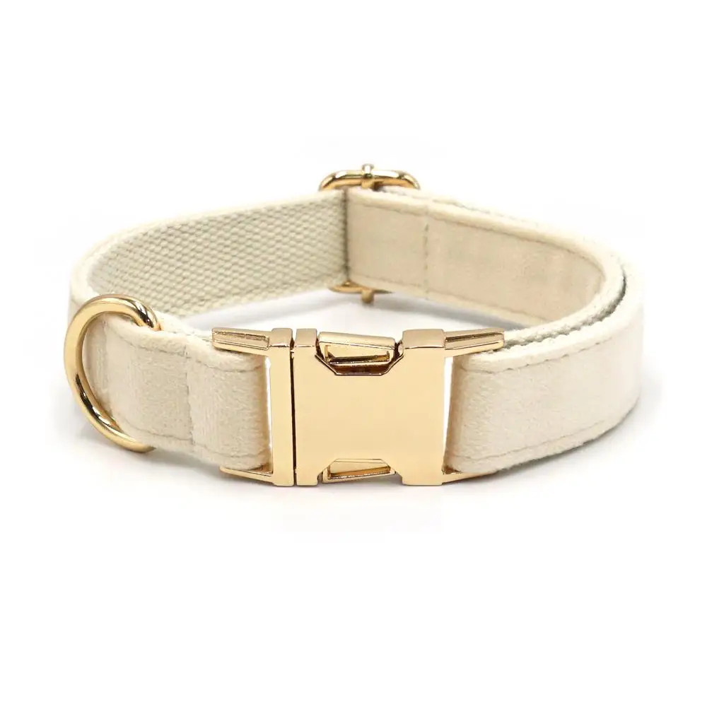 Personalisiertes Hundehalsband aus weichem Samt in mehreren Farben, individuelle kostenlose Gravur, Welpen-Haustierhalsband, passende Leine erhältlich – Detail 3