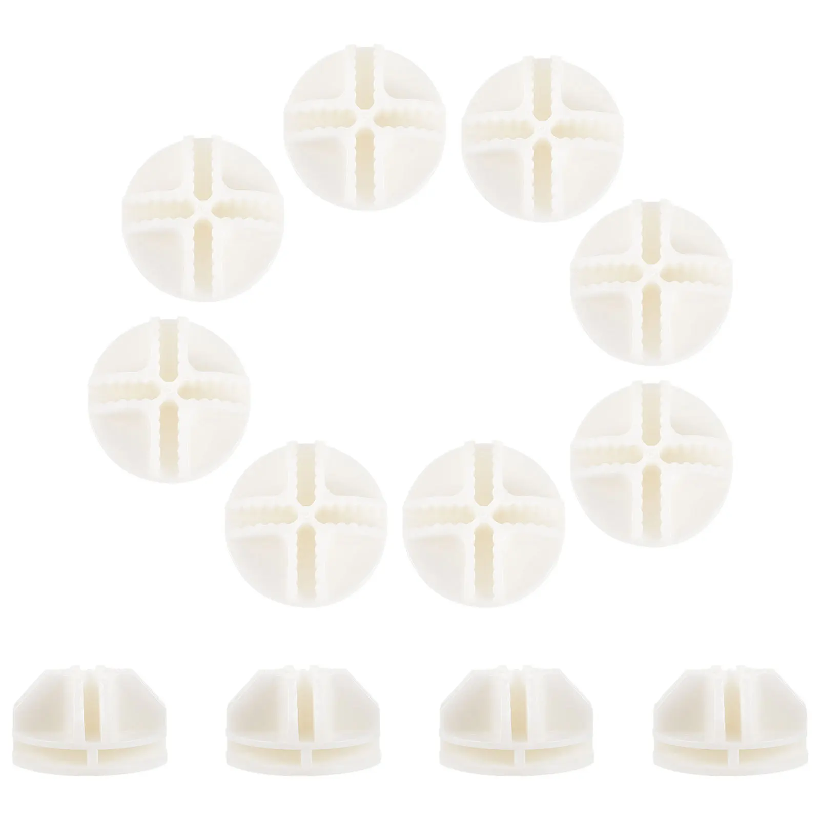 

20 pcs Cube Storage Connectors 8-Slot Abs Fasteners For Wire Grid Modular Organizer Shelves Closet Clasp Bracket Electrical