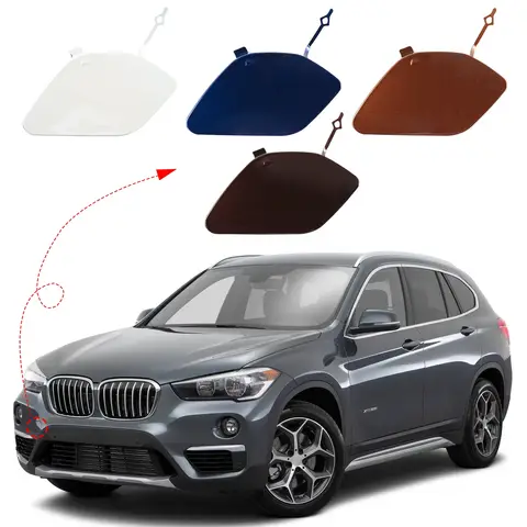 BMW X1 F48 18dx SAV 액세서리 2016 2017 2018 2019 51137361220 용 앞 범퍼 견인 후크 커버 캡 견인 아이