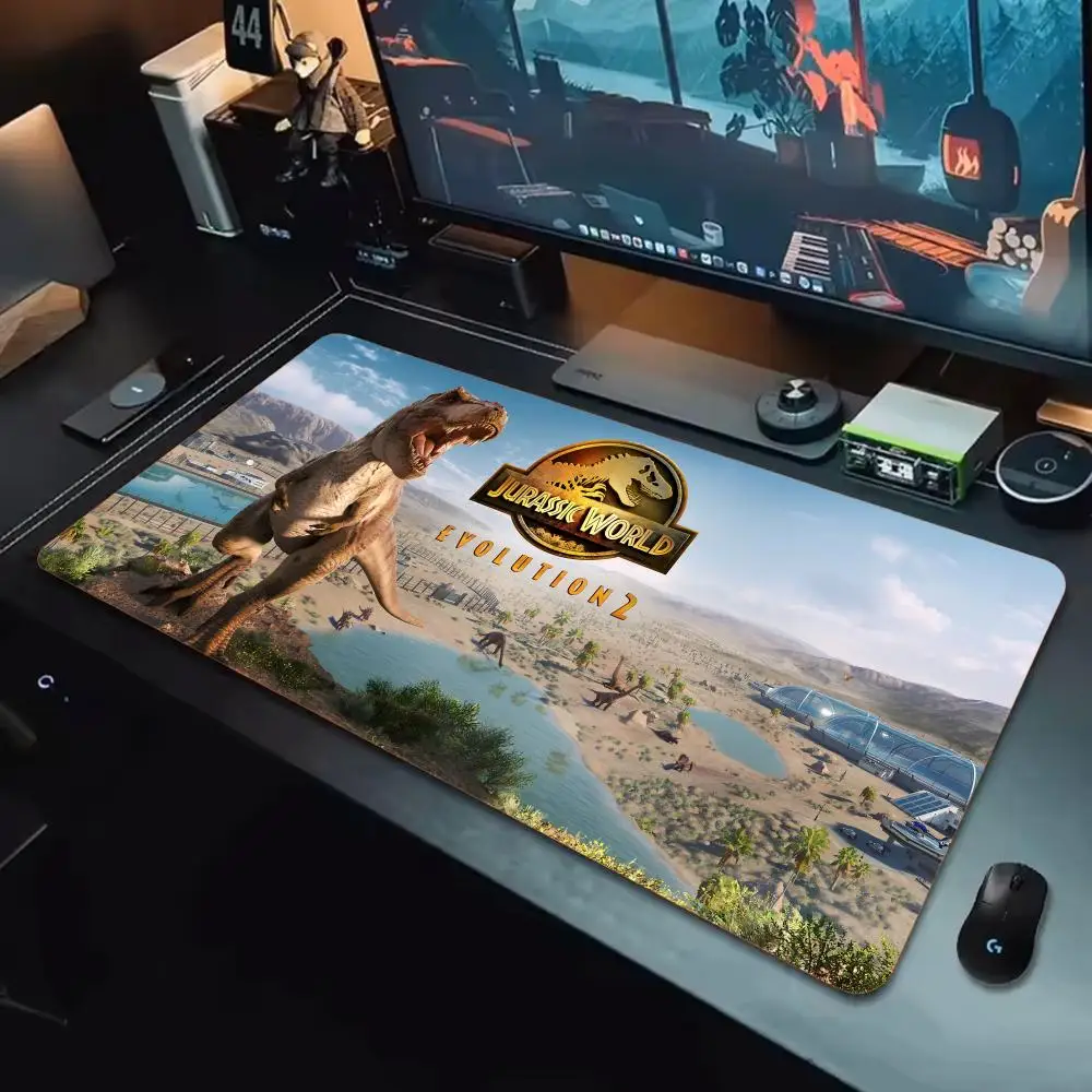 

Game Jurassic World Evolution 2 Mouse Pad XXL Large Mouse Pad, Smooth Surface for Gaming, Non-Slip, Comfortable Desk Mat