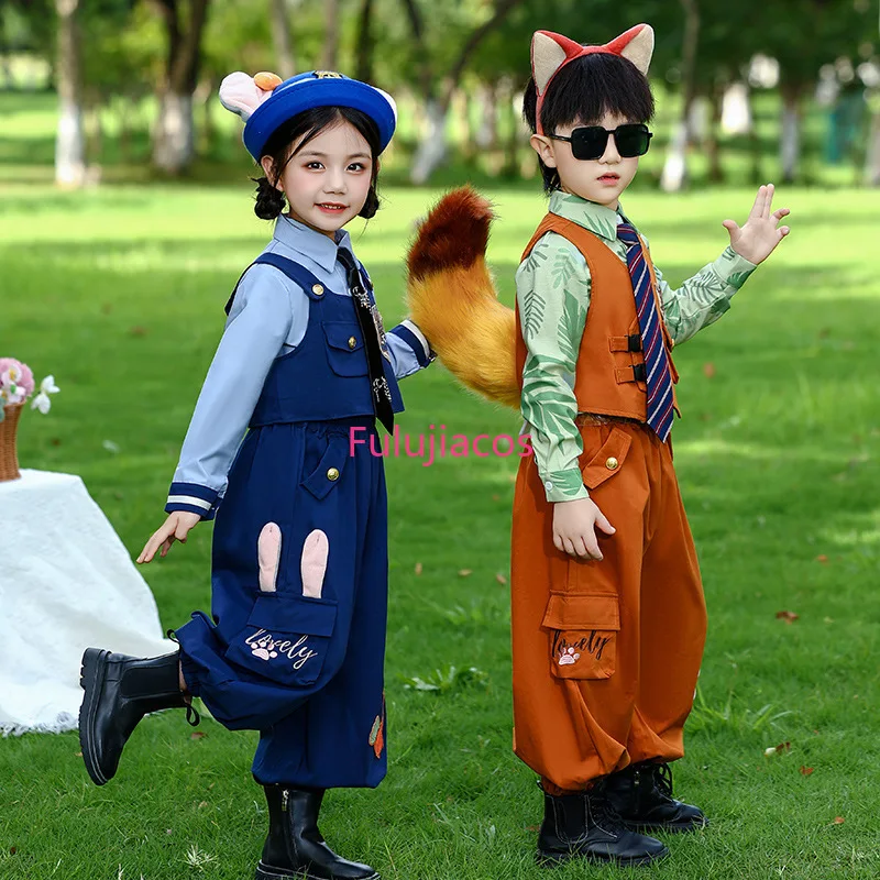 Judy Nick Fox Performance Costume Autumn Rabbit Officer cosplay costume