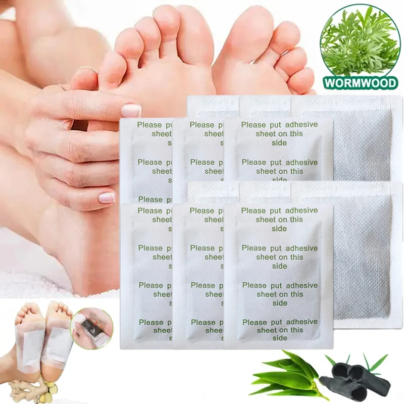 

10/25 Pairs Foot Pads Deep Cleansing Foot Patches Skin Toxins Detoxification Foot Care Pad Improves Sleep Supports Body Energize