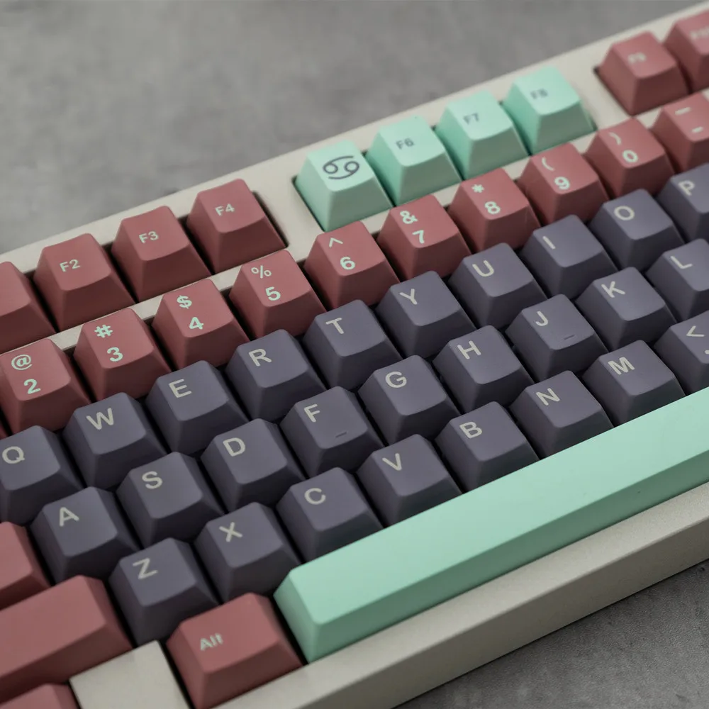 143 Keys 1 Set Cancer Keycap Cherry Profile Mechanical Keyboard Keycaps Cherry Profile DYE Sub PBT Material For GH60 GK61 GK64