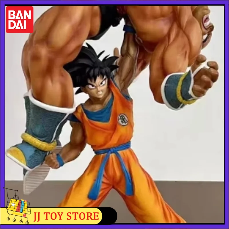 Large 43cm Dragon Ball Anime Figure Goku Lifts Nappa Pvc Action Figurine Collection Statue Model Toy surrounding Kid Gift Decor