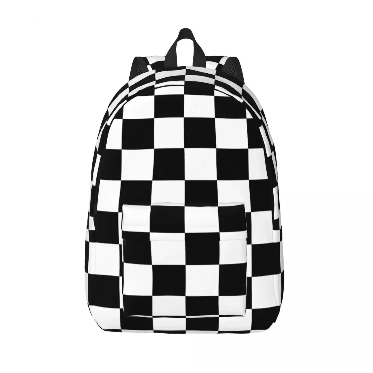 

Black And White Checkerboar Plaid Backpack for Boy Girl Kids Student School Book Bags Daypack Kindergarten Primary Bag Travel