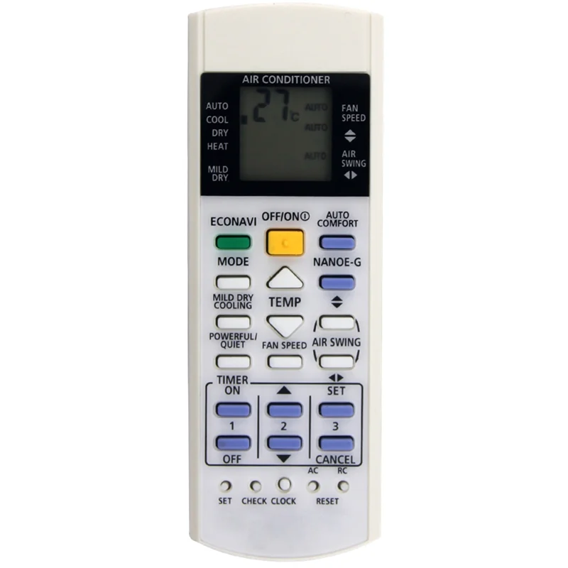 RISE-Vervang A75C3706 A/C Afstandsbediening Forpanasonic Airconditioner A75C3208 A75C3706 A75C4543 A75C3708 A75C3300